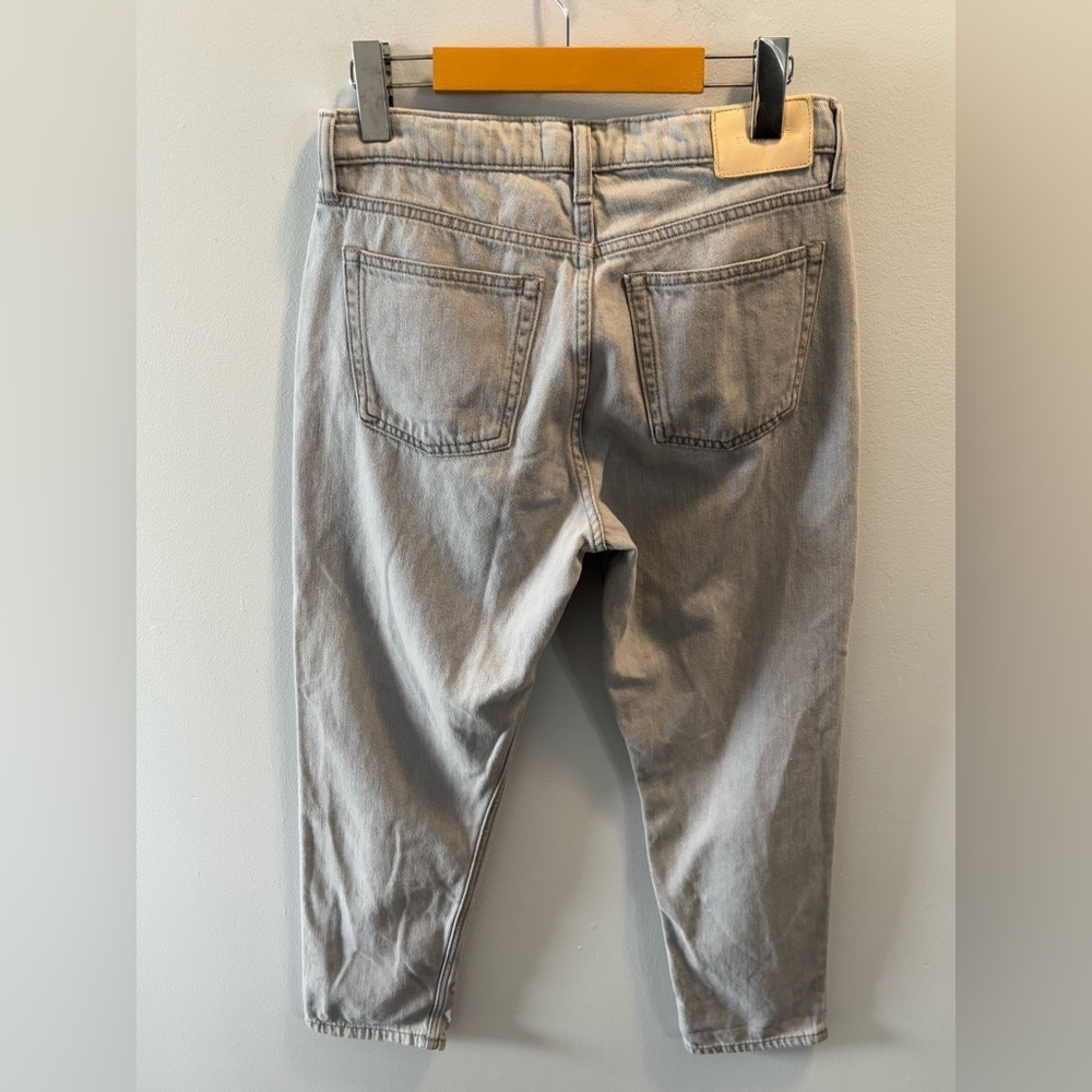 EVERLANE The Summer Jean Size 26 Grey Denim Straight Leg Soft Casual Minimalist - Picture 4 of 11
